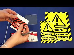 Lockout Tagout Safety Book With Tag Explainer Video