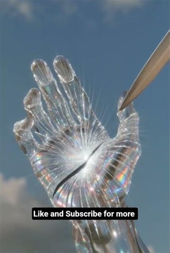 Satisfying Transparent Glass Hand Cutting | Oddly Satisfying