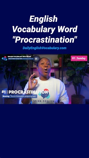 Watch More: YouTube - English Vocabulary With Tiffani | Speak English with Tiffani
