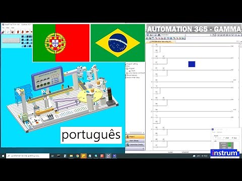 😋❤️ Simulador PLC, Aprenda PLC, Treinamento PLC, SMART FACTORY, GX WORKS, português