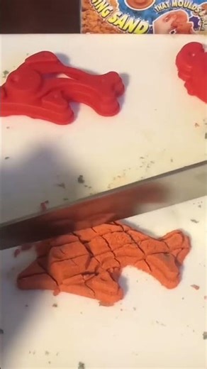 ASMR cutting connect sand