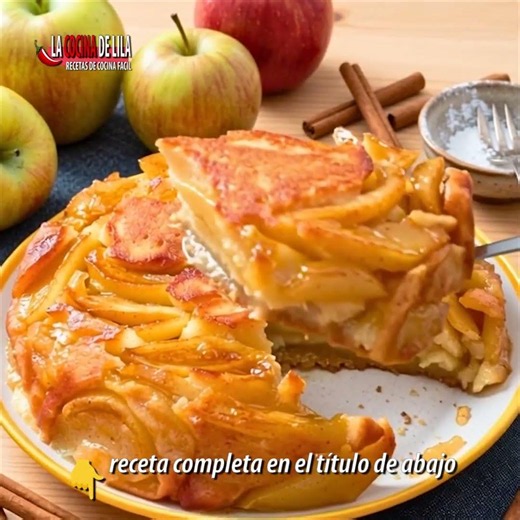 Tarta De Manzana Sin Horno ¡100% en Sartén!