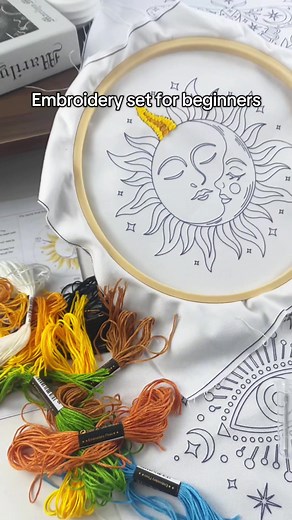 Beginner DIY Embroidery Kit for Creative Crafts