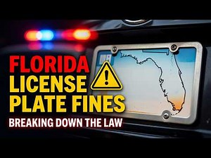 Can You Get a Ticket for a License Plate Frame in Florida?