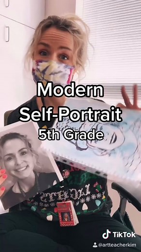 5th Grade Modern Self-Portrait Art Project