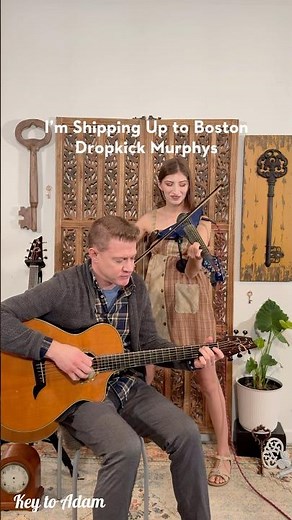 I'm Shipping Up to Boston by Dropkick Murphys on electric violin and guitar