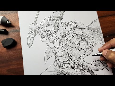 Draw Gol D.Roger with easy steps for beginners ! | One Piece