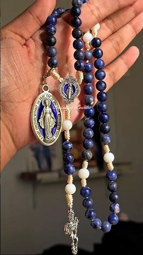 making rosaries that are absolutely breathtaking. #rosary #diy #catholic