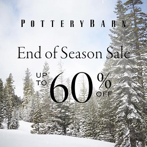 Get up to 60% off during our End of Season Sale! Plus, enjoy free shipping on 1000s of items. ❄️ | Pottery Barn