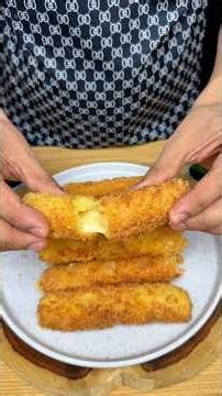 Crispy breaded cheese. #recipe