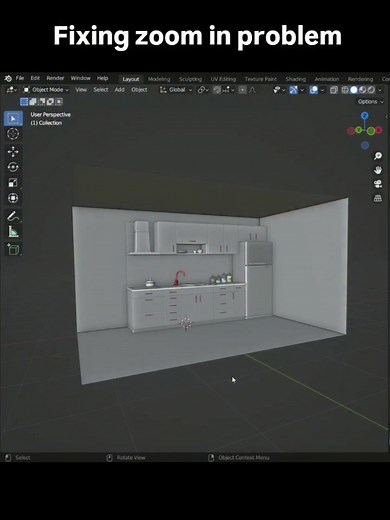 Fixing Zoom In Problems in Blender 3D