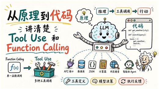从原理到代码，将清楚大模型的Tool Use和Function Calling