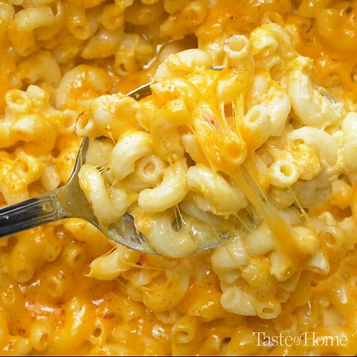 2M views · 1.4K reactions | After one bite, you'll never eat boxed macaroni and cheese again ! > Get the recipe for Slow-Cooker Mac and Cheese: https://trib.al/nS4xKqx | Taste of Home | Facebook