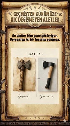 Geçmişten günümüze hiç değişmeyen aletler. #keşfet #mühendislik #tarih