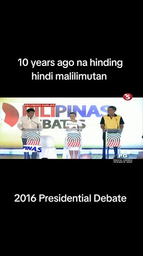 2016 Presidential Debates: 10 Years of Reflection