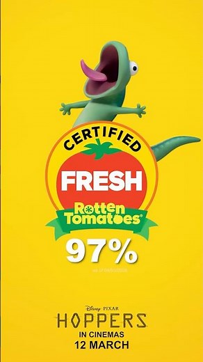 Disney and Pixar's Hoppers | Certified Fresh | In Cinemas 12 March