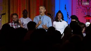 WATCH: Pres. Obama sings happy 18th birthday to Malia Obama -- (tap the video for sound) | NBC Nightly News with Tom Llamas