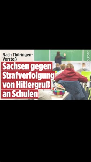 Dresden/Erfurt – Im Ernst? Was soll das denn? Die Justizministerin von Sachsen findet: Wer im Klassenzimmer einen Hitlergruß zeigt, soll ohne Strafverfolgung davonkommen! BILD-KI ANMELDEN HAUPTMENÜ EIN- UND AUSBLENDEN ￼ ￼ ￼ ￼ ￼ ￼￼ ￼ ￼ ￼ ￼ ￼ ￼ ￼ ￼ ￼ ￼ ￼ ￼ ￼ ￼ ￼ ￼ ￼ ￼ ￼ ￼ ￼ ￼ ￼ ￼ ￼ ￼ ￼ ￼ ￼ ￼ ￼ ￼ ￼ ￼ ￼ ￼ ￼ ￼ ￼ ￼ BILD News Inland Sachsen: Ministerin gegen Strafverfolgung von Neonazi-Schülern ￼ Ministerin in Thüringen plant Knallhart-Gesetz:Sachsen gegen Strafverfolgung von Neonazi-Schülern ￼ Für Sac