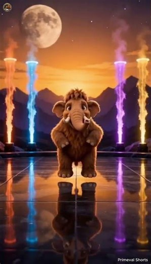 One Baby Mammoth. One Stage. Zero Limits. 🦣👑 Mammoth Moves | Primeval Shorts