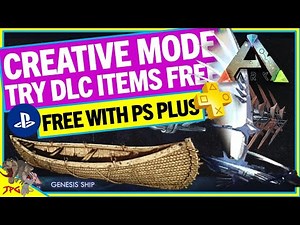 ARK PS4 How To Activate CREATIVE MODE - SPAWN IN DLC ITEMS FOR FREE! - Ark Now Free With Ps Plus!