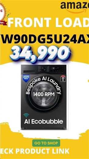 Samsung 9 kg Fully-Automatic Front Load ⚡️Best Deal #samsung