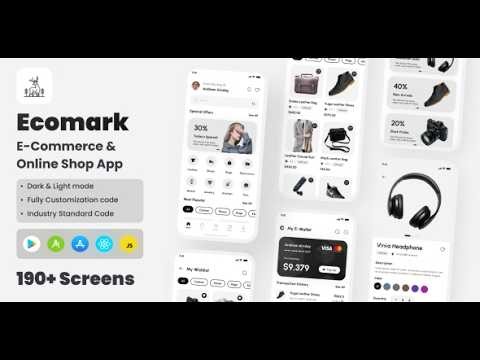 Ecomark - E-commerce React Native CLI Ui Kit