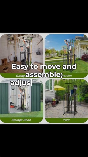 Sttoraboks Garden Tool Organizer: 35-Slot Rack for Garage #Shorts