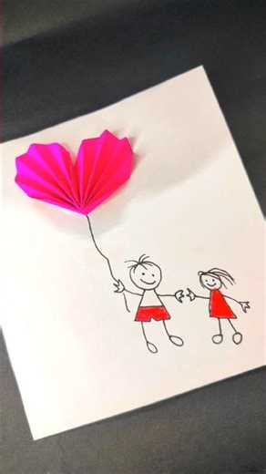 Pinterest Inspired Cute Card | #diycrafts #youtubeshorts #craft #viral #papercraft #pinterest #yt