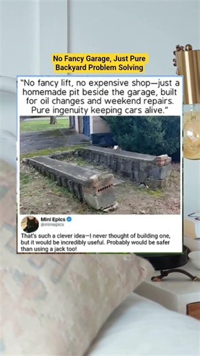 No Fancy Garage, Just Pure Backyard Problem Solving #shorts