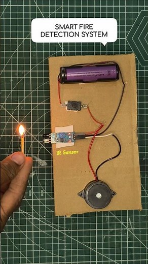 Fire Detection Alarm using IR Sensor 😱