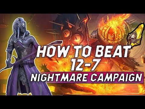 RAID | 12-7 NIGHTMARE CAMPAIGN | HOW TO 3 STAR | PARAGON CHEESE | Raid Shadow Legends