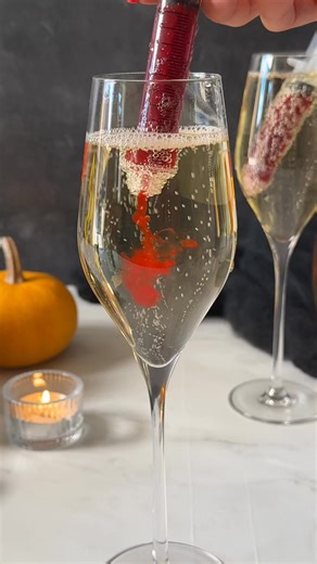 Dare to sip in style this Halloween? 🩸🍯✨Enter: the Honey Blood Royale - a sparkling twist with a spooky streak. Think crisp Prosecco… and a syringe full of “honey blood” made with Hilltop Honey, Chambord, and a drop of red food colouring. 💉👀 This is your Halloween party showstopper - creepy, classy, and dangerously delicious. Tag someone you’d make this for ⬇️ #hilltop #hilltophoney #honey #halloweencocktail #halloween #honeyheads | Hilltop Honey