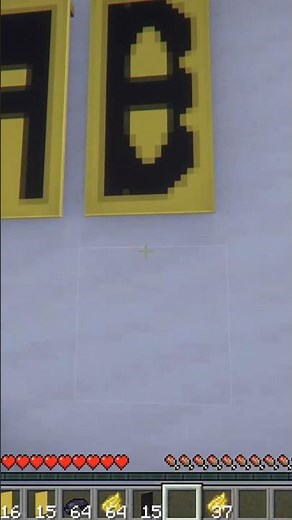 How to Make Letter "B" Banner Pattern in Minecraft | Quick Tutorial #shorts