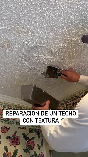 7.6M views · 56K reactions | Como Reparar un techo con textura | Mi Vida en el Norte | Facebook