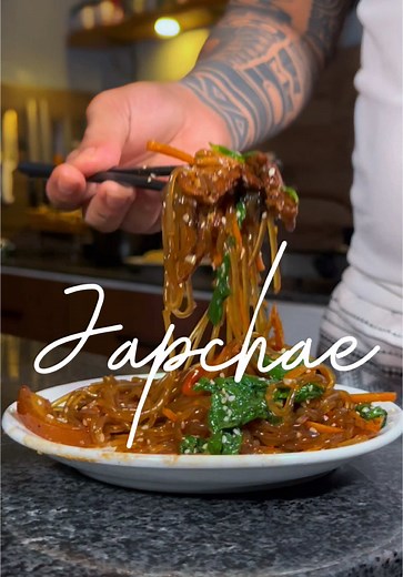 Delicious Japchae Noodle Recipe Tutorial