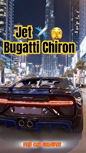 The Dream 💎 Blue Bugatti Chiron Tour in Dubai | DXB Car Universe 🏎️✨#bugatti