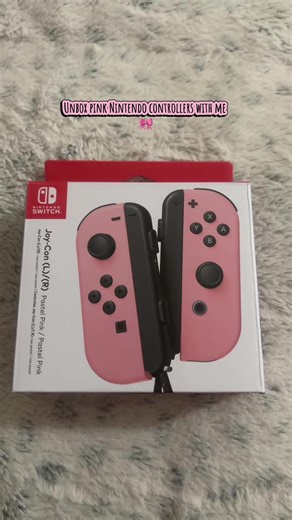 Unboxing Cute Pink Nintendo Controllers