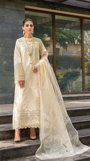 ☆Brand Name : Mushq☆☆Design Code : Valentina Creme-24☆☆Fabric Details :☆•