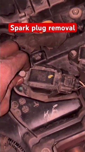 Car spark plug remove #service #car #marathi #trending