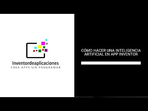Crea una Inteligencia Artificial con App Inventor 2