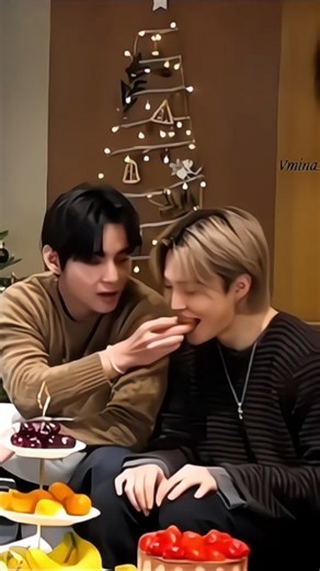 Echoes of Bangtan on Instagram: "Taehyung offered the fruit to RM. When it was left untouched, he gave it to Jimin.Because Taehyung knew Jimin would always accept it #vmin @thv"
