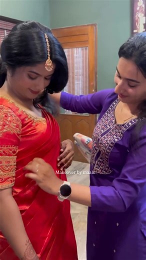 My cute bride #ma #makeup #youtubeshorts