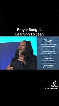 learning to lean on Jesus
