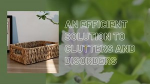 StorageWorks Water Hyacinth Baskets, Small Wicker Baskets for Organizing in Living Room and Shelf, 2-Pack