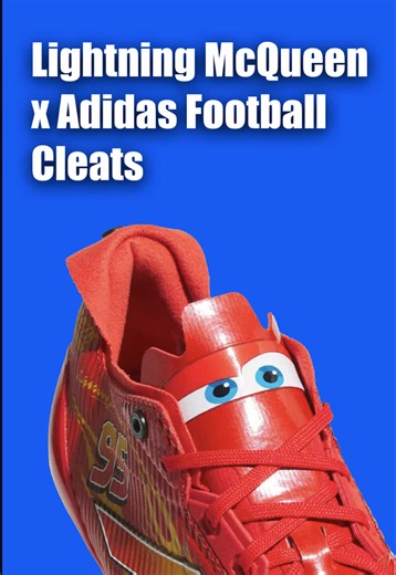 Lightning McQueen Adidas Football Cleats🤯 | lightning mcqueen cleats