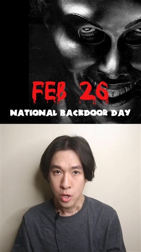 Dave Disci on Instagram: "Feburary 26th or National Backdoor day has gotten many people freaking out. What is this meme and why are people participating? Let's talk about it. #meme #school"