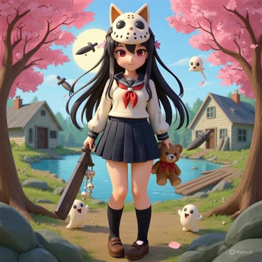 Horror Girls #ai #aiart #pictures #horror #girls | AI Art Animations