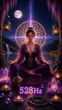 528Hz Meditation Frequency 🌿 Feel Calm, Balanced & Renewed #innercalm #relax #healingfrequencies
