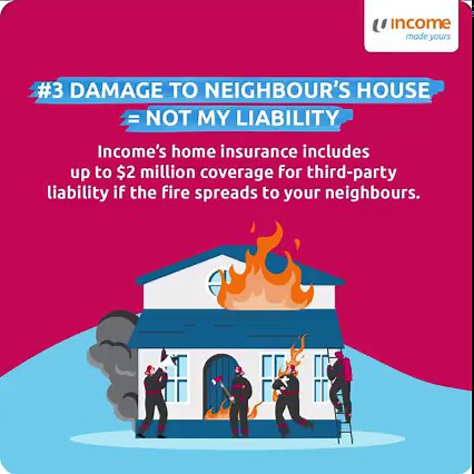 Home fire incidents are more common than we think these days, but do you know how much your home insurance covers, and whether you have enough coverage? Here, we share more about three common misconceptions people have about home insurance! | Income