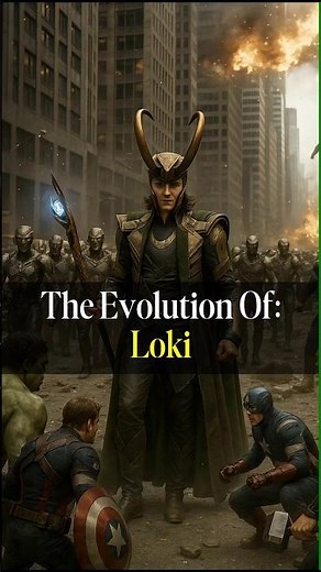 The Evolution of Loki 🟢⚡#Loki #MCU #Marvel #TomHiddleston #Thor #Avengers